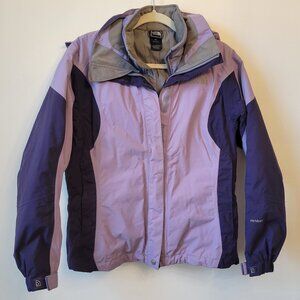 NORTH FACE Women purple  💜 lavender lined full zip jacket coat S/P